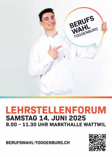 Plakat Lehrstellenforum Toggenburg